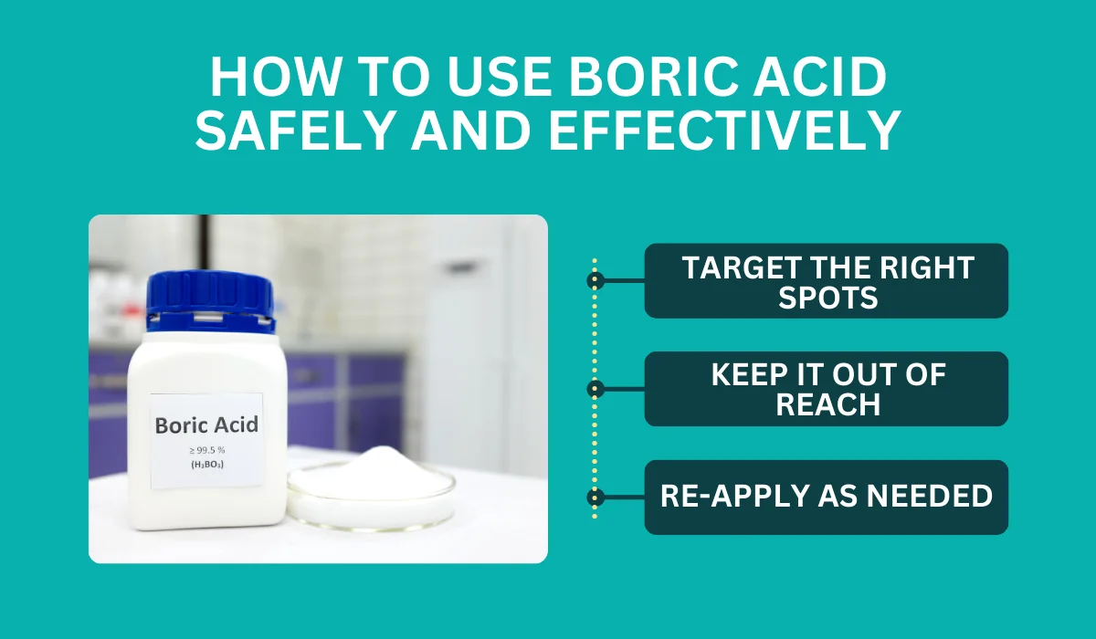 use boric acid safely and effectively