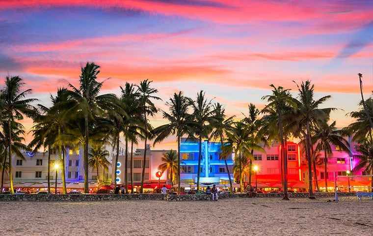 Miami Beach front