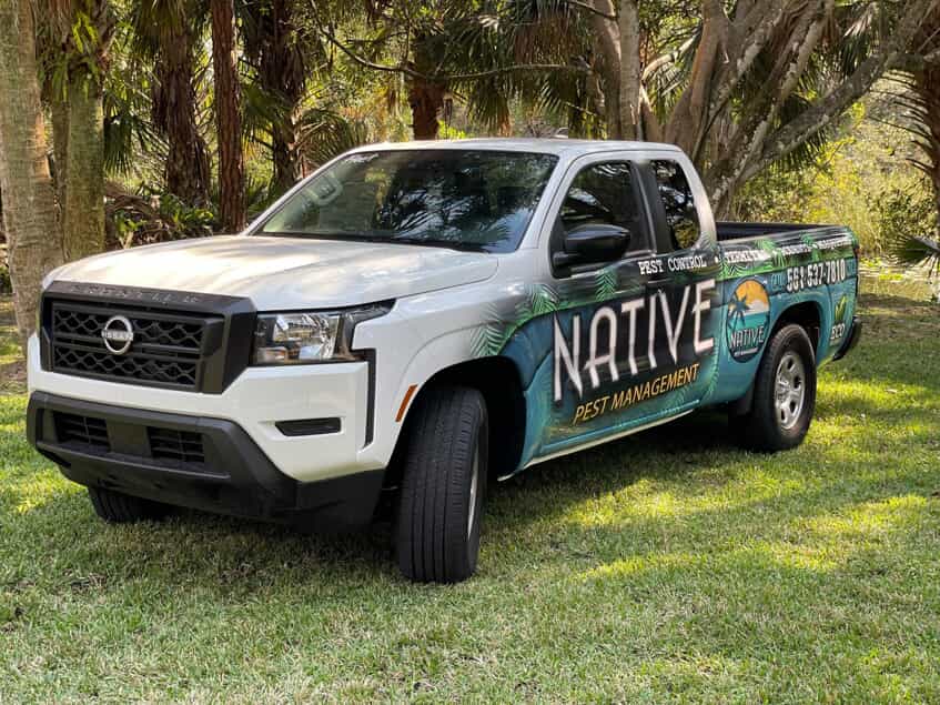Native Pest Service Vehicle