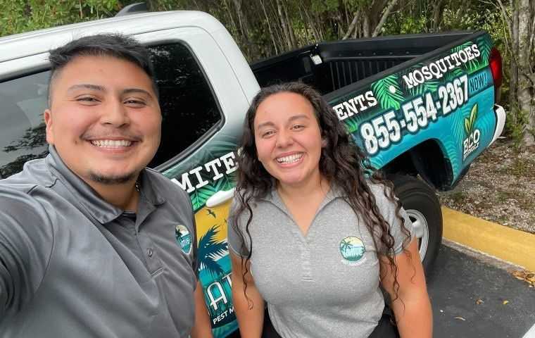 Whitefly control technicians in Port St. Lucie